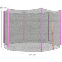 Nordara Pink 8ft Trampoline Replacement Safety Net | Size: 0-12 m
