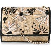 STEVE MADDEN Women's 'Ramon Bag Black Raffia'