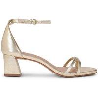 STEVE MADDEN Women's 'Rae 045' Leather Heels in Gold | Size: 5