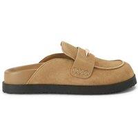 STEVE MADDEN Women's 'Tobin Mid Brown' Suede Flats in Brown | Size: 4