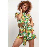Love Lace Women's Viscose Patterned Summer Shorts Style 198555 | Size: Medium