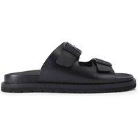 KG Kurt Geiger Men's 'Lisbon' Leather Sandals in Black | Size: 10
