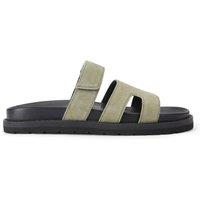 KG Kurt Geiger Men's 'Palermo' Suede Sandals in Green | Size: 8