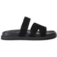 KG Kurt Geiger Men's 'Palermo' Suede Sandals in Black | Size: 8