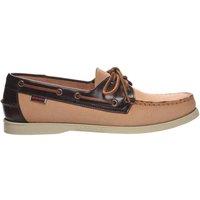 Sebago Men's Leather Boat Shoes in Natural | Size: 10.5