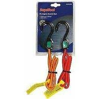 SupaTool Bungee Cord Set With Plastic Hooks Pack of 2 in Red