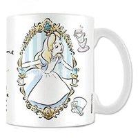 Alice In Wonderland Frame Mug in White