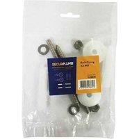 Securplumb Basin Fixing Kit in Silver