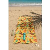 LARANGE Beach Pack Towel, Bag & Sunscreen 30 SPF Holidays Set | Size: 50ml