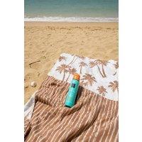 LARANGE Beach Pack Towel, Bag & Sunscreen 30 SPF Holidays Set in Brown | Size: 50ml