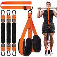 Centra Pull Up Assistance Band Heavy Duty Assist Band Gym Strength Training in Orange