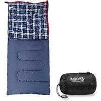 Mountview Single Sleeping Bag 3 Season Waterproof Warm Soft Adult Hiking Camping in Blue
