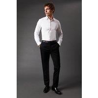 Burton Men's Black Skinny Fit Tuxedo Suit Trouser | Size: 34R
