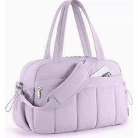 Quipulse Women's Women's Waterproof Gym Bag With Compartments in Purple