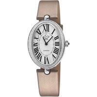 GV2 Piazza Navona Women's Swiss Quartz Diamond SS Rose Watch in Beige