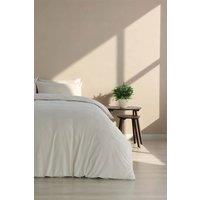 Martex Everyday Luxury Cotton Duvet Cover Set - Warm Pebble in Light Grey | Size: Single