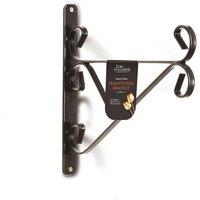 Tom Chambers Traditional Hanging Garden Basket Bracket - 30cm in Black