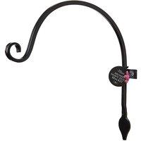 Tom Chambers Hanging Garden Basket Bracket Metal Hook - 38cm in Black