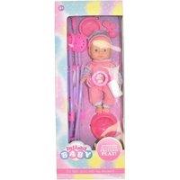Lullaby Baby Large Baby Doll & Stroller With Accessories