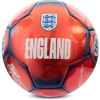 Hy-Pro FA Classic Metallic Signature Football in Red | Size: Standard