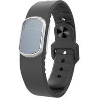 Quipulse Natural Plant Essential Oil Mosquito Repellent Wristband in Black