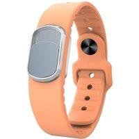 Quipulse Natural Plant Essential Oil Mosquito Repellent Wristband in Orange