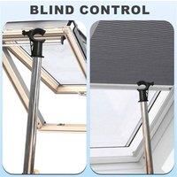 SPETLEK 1.86m Skylight Opening Pole in Silver | Size: 10000mm x 520mm