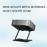 SPETLEK All Metal Portable Laptop Tablet Stand in Black | Size: 0.6m2