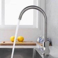 SPETLEK Modern Kitchen Sink Mixer Taps in Silver | Size: 10000mm x 520mm