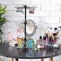 SPETLEK 3 Tier Jewelry Display Rotating Iron black | Size: 500mm