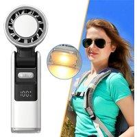 SPETLEK 99 Speeds Foldable Portable Handheld Fan in White