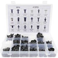 Kelvenix Car Front Bumper & Trim Fastener Clips in Black | Size: 10000mm x 520mm