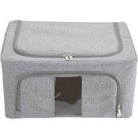 Kelvenix 1pcs 100L Folding Organizer Clothes Box F in Grey
