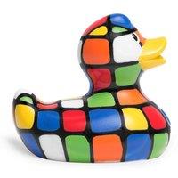 Bud Ducks Novelty Luxury Mini Rubber Duck - 80s Cube