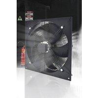 Living and Home Ventilation Wall-Mounted Exhaust Axial Fan 24-inch in Black