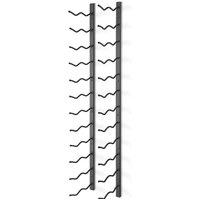 Final Touch Wall Mounted Wine Rack 24 Bottle in Black