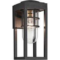 Netlighting Kichler Hone Small Outdoor Wall Lantern Classic Black IP44 1x E27