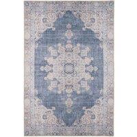Kukoon Large Area Rugs for Living Room Washable & Non Slip in Dark Blue | Size: 200 cm x 290 cm