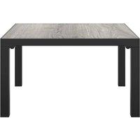 Berkfield Home Beautiful Garden Coffee Table Grey 55x55x31 cm DPC & Steel | Size: 55 x 55 x 31 cm