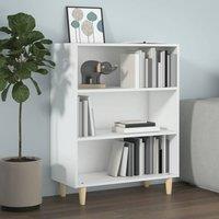 Berkfield Home Sideboard High Gloss White 69.5x32.5x90 cm Engineered Wood
