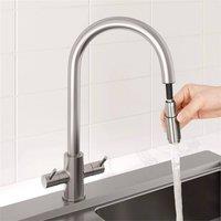 SPETLEK Pull Out Kitchen Tap in Silver | Size: 10000mm x 520mm