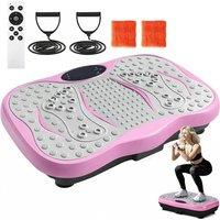 EONLION Exercise Machine Body Workout Massage Fitness Plat 200 Levels in Pink