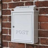 SPETLEK White Wall Mounted Post Box