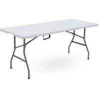 SPETLEK 6FT CATERING CAMPING HEAVY DUTY FOLDING TABLE in White | Size: 0.6m2