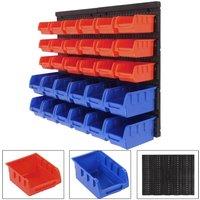 Kelvenix Wall Mounted Peg Board Garage Workshop Tool Parts Storage Organizer | Size: 0.6m2