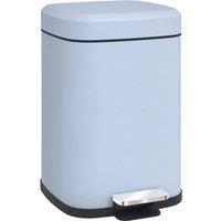 EONLION 12L Kitchen Pedal Bin, Metal Rubbish Bin in Blue | Size: 100 cm