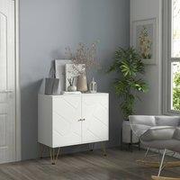 STILVORA Storage Cabinet with wooden structure in White