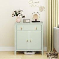 STILVORA Sideboard Storage with Adjustable Shelf Green