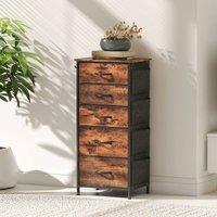 STILVORA Chest of Drawers with Storage Rustic Brown