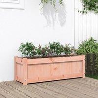 Berkfield Home Garden Planter 90x31x31 cm Solid Wood Douglas in Brown | Size: 90 x 31 x 31 cm